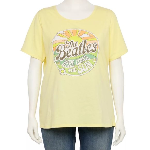 The Beatles Here Comes The Sun rock Official T-Shirt 5X Plus NWT - Picture 1 of 2